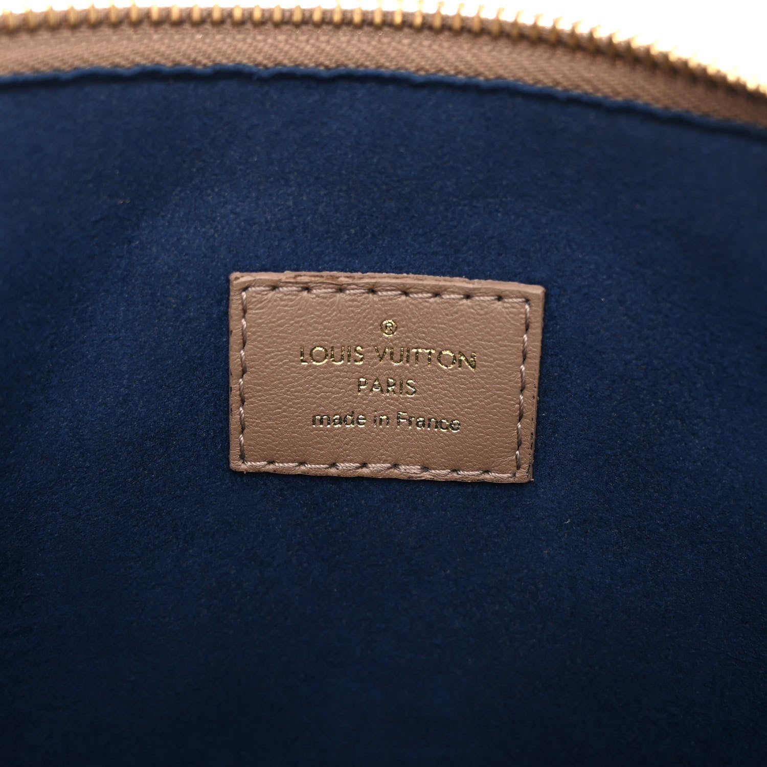 Louis Vuitton Lambskin Embossed Monogram Coussin PM Taupe 8 of 12