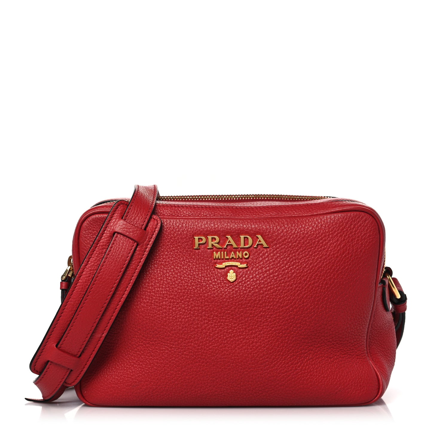 Vitello Phenix Camera Bag Rosso