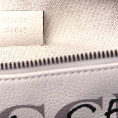 Gucci Grained Calfskin Coco Capitan Logo Belt Bag White 9 of 11