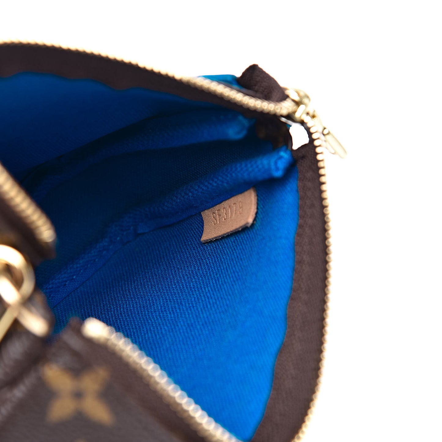 Monogram 2019 Christmas Animation Mini Venice Pochette Accessories Blue