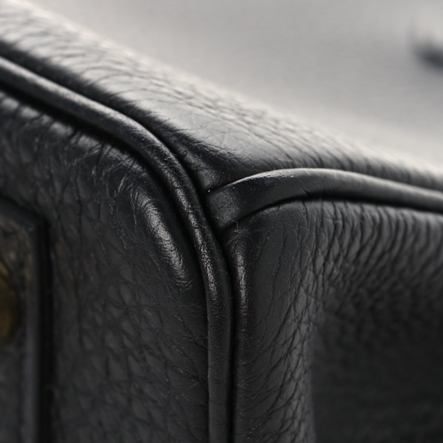 Togo Birkin 25 Black Black