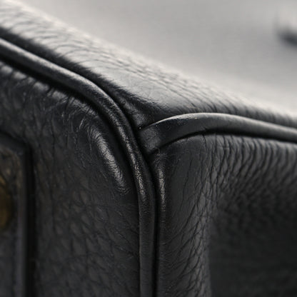Hermes Togo Birkin 25 Black Black 12 of 12