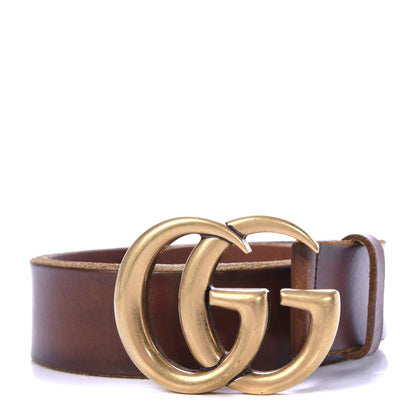 Gucci Faded Calfskin Double G 40mm Belt 90 36 Cuir 1 of 5