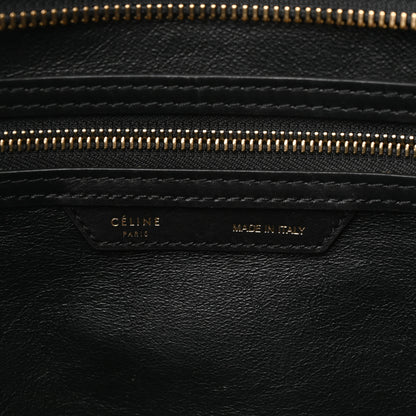 Celine Satin Calfskin Suede Mini Tri-Color Luggage Olive 6 of 15