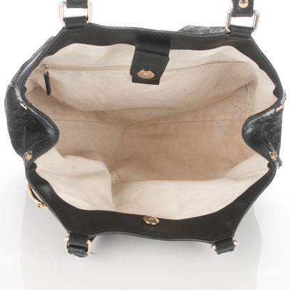 Gucci Monogram Medium Sukey Tote Black 5 of 11