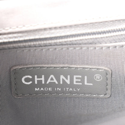 Chanel Washed Lambskin Quilted Medium Chain Around Messenger Black 6 of 11
