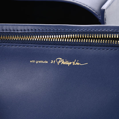 3.1 Phillip Lim Smooth Calfskin Small Soleil Bucket Bag Midnight Blue 7 of 13