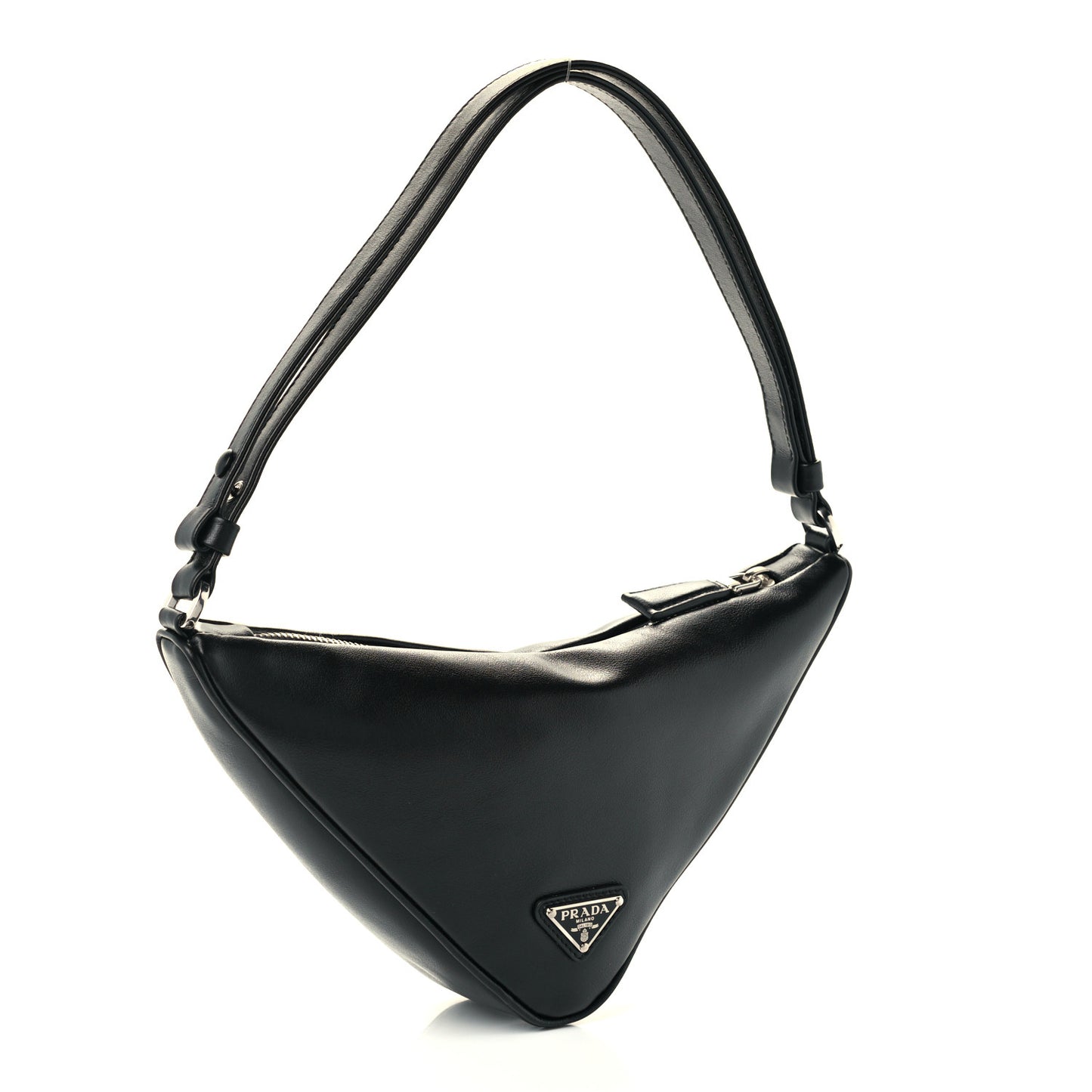 Grace Lux Triangle Pouch Black