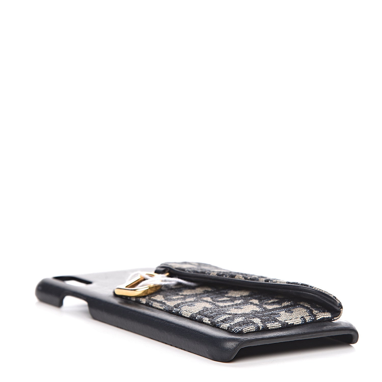 Christian Dior Oblique Calfskin Saddle iPhone XS Max Case Blue 5 of 7