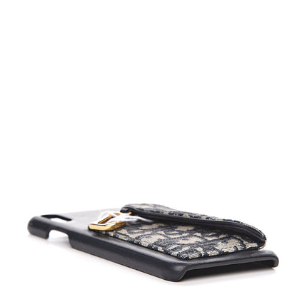 Christian Dior Oblique Calfskin Saddle iPhone XS Max Case Blue 5 of 7