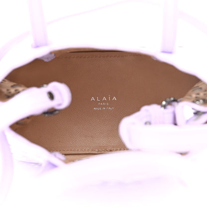 Alaia Calfskin Vienne Wave Mina 16 Bag Parme Clair 5 of 9
