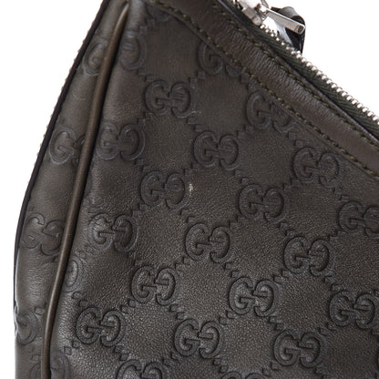 Gucci Guccissima Medium GG Twins Hobo Olive Green 9 of 15