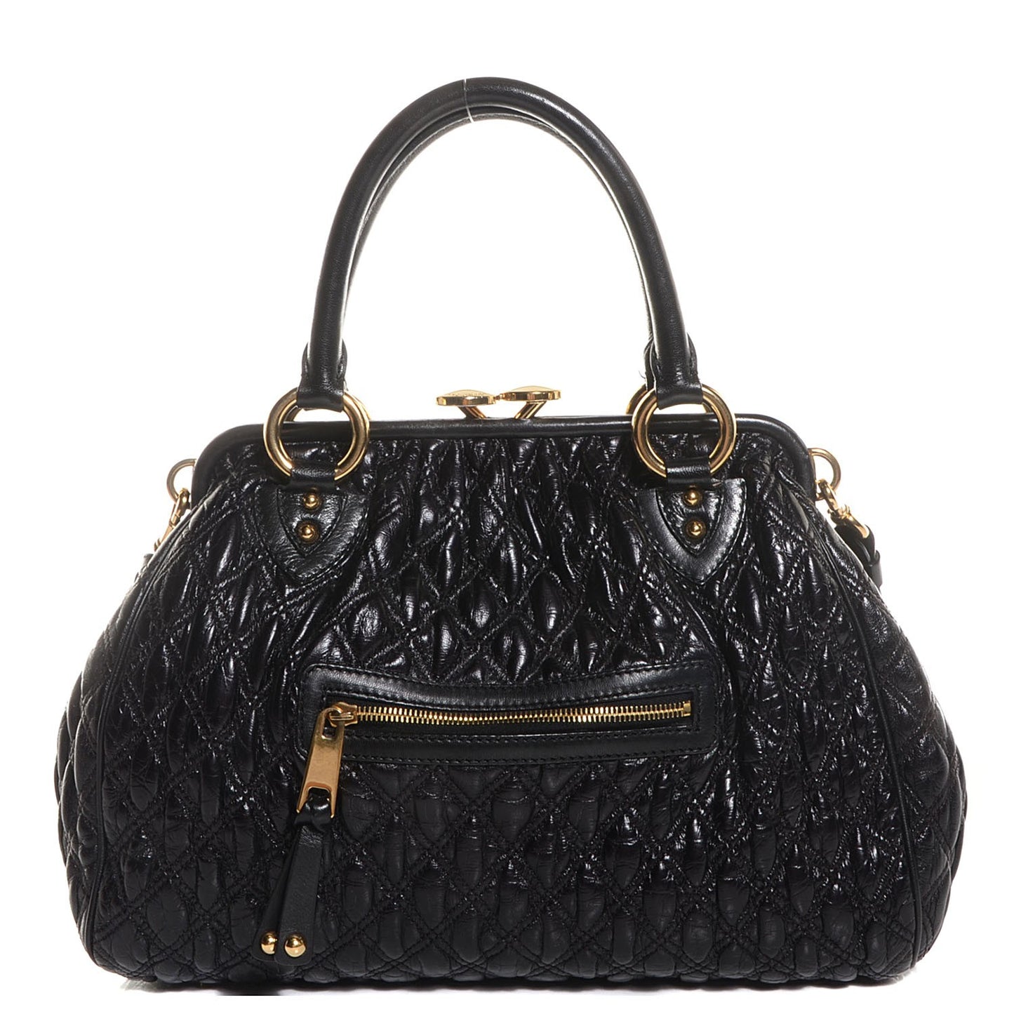 Elastic Quilted Stam Black