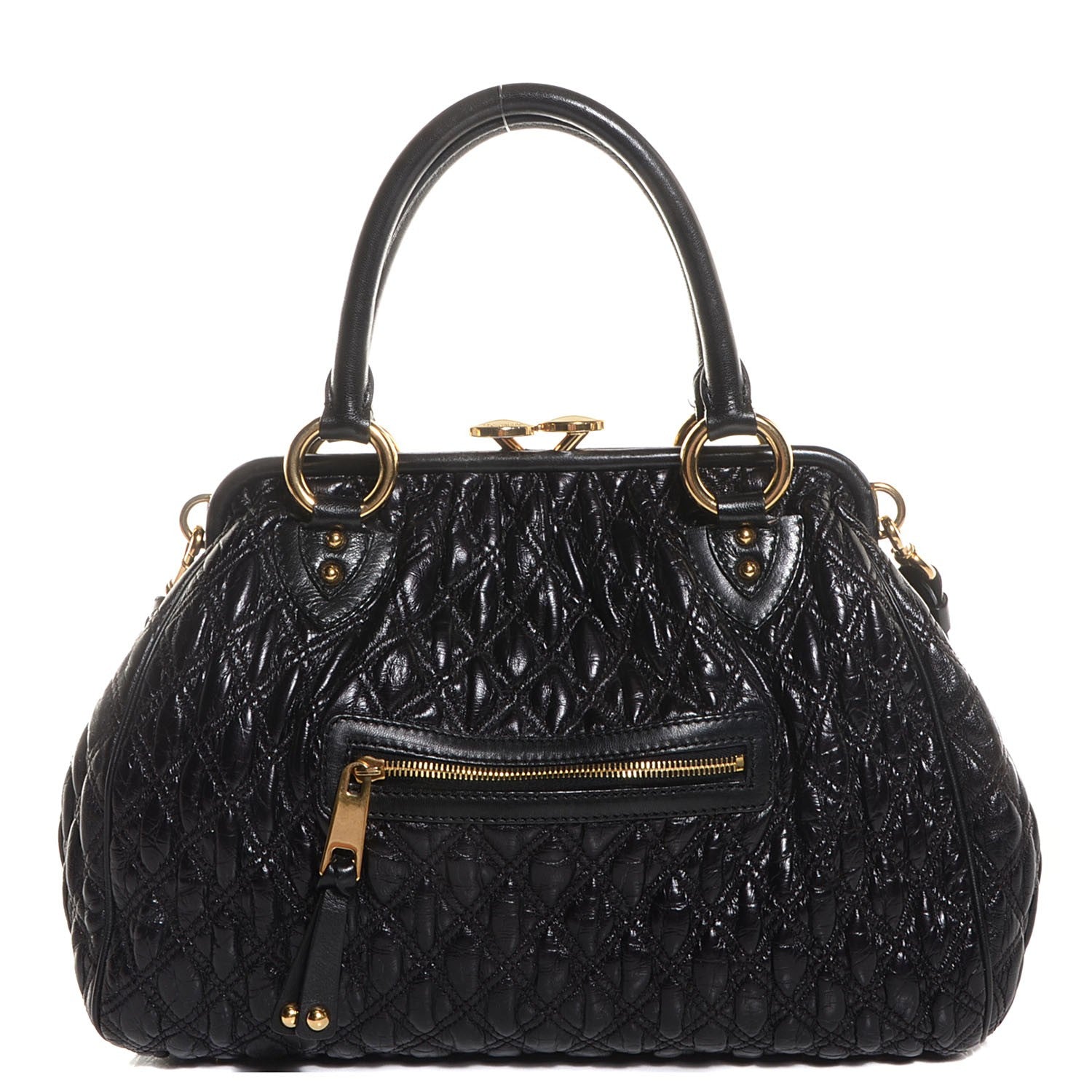 Marc Jacobs Elastic Quilted Stam Black 1 of 8
