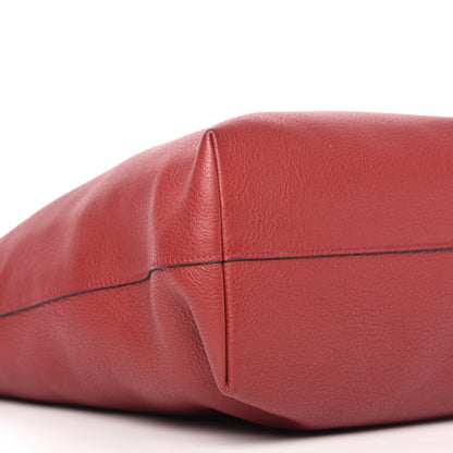 Prada Vitello Daino Tote Rosso 6 of 11