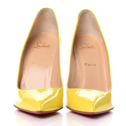 Christian Louboutin Patent Pigalle Follies 100 Pumps 40 Sun 3 of 9