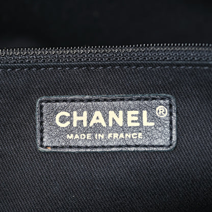 Chanel Metallic Caviar Quilted CC Timeless Tote Dark Silver 6 of 9