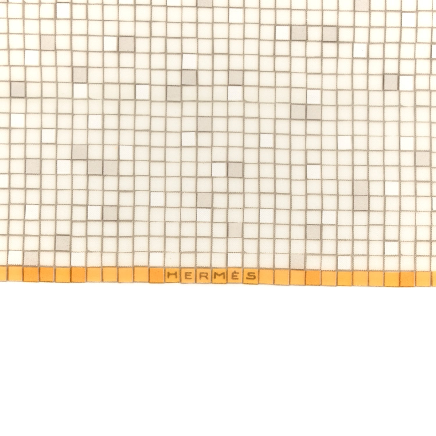 Hermes Porcelain Mosaique au 24 Square Plate 6 of 7