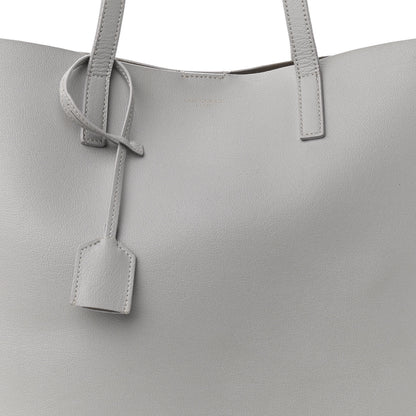 Saint Laurent Calfskin Large Shopping Tote Granite 7 of 14