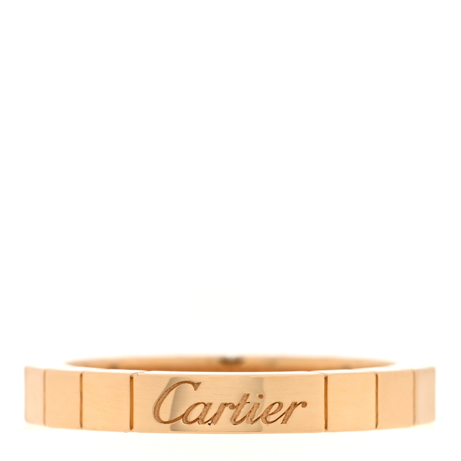 Cartier 18K Yellow Gold Lanieres Ring 53 6.5 1 of 4