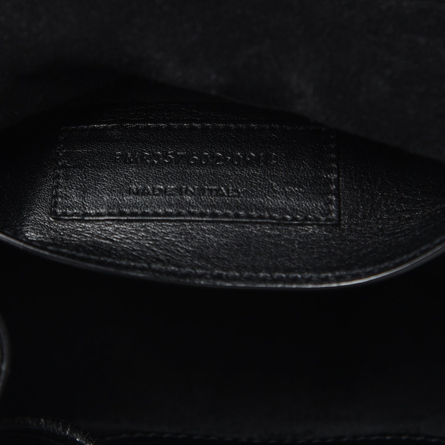 Calfskin Studded Medium Emmanuelle Bucket Bag Black