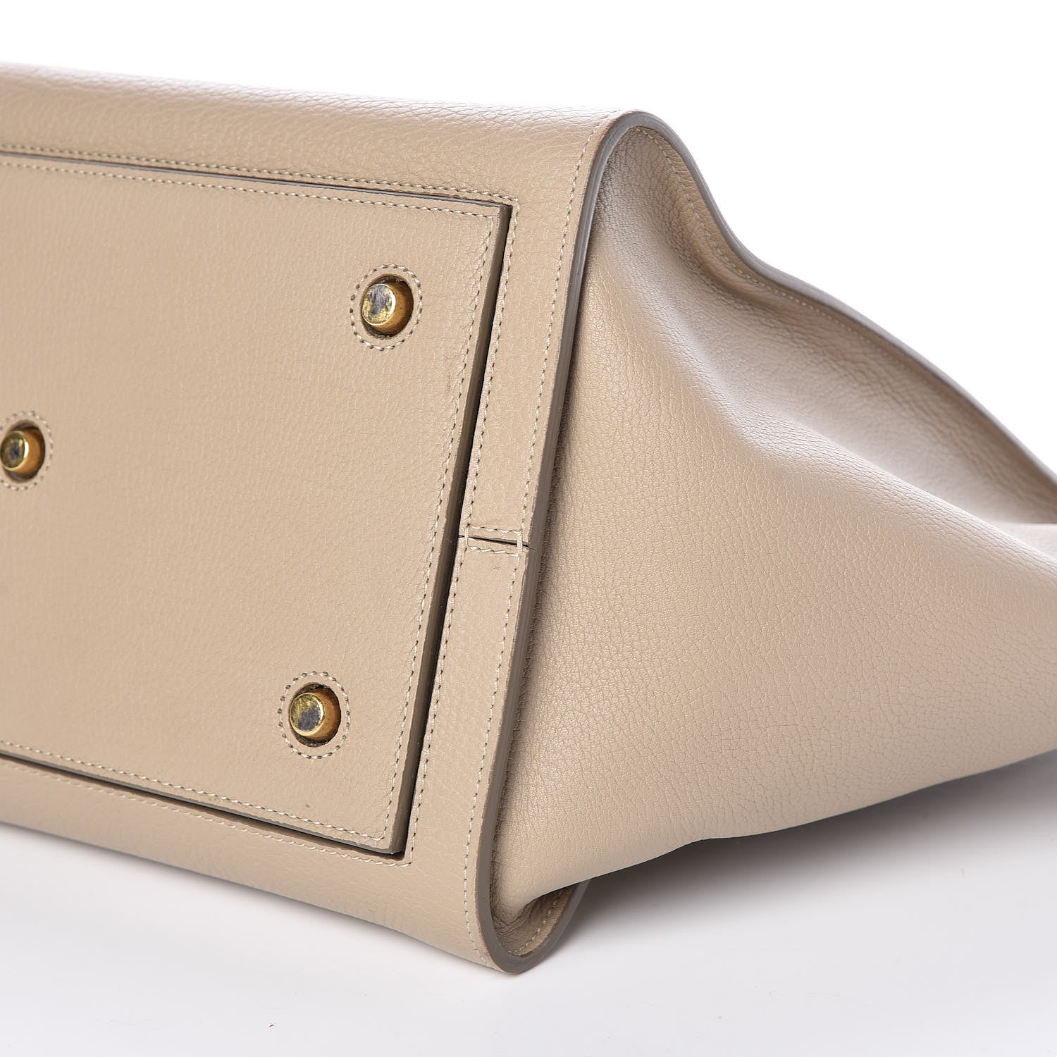 Celine Crisped Calfskin Medium Tie Knot Tote Light Taupe 12 of 14