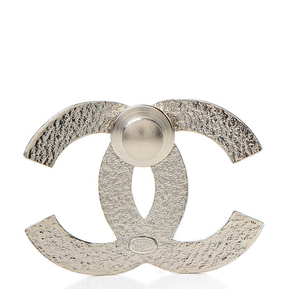 Chanel Bead CC Pin Black Silver 3 of 5