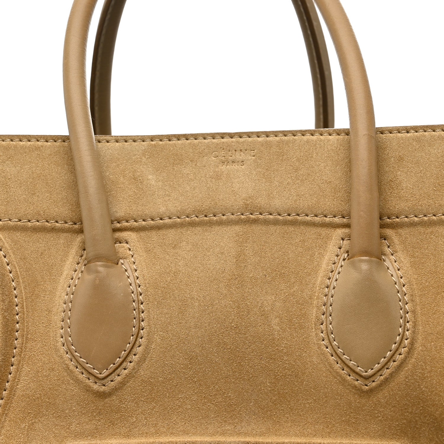 Celine Suede Medium Phantom Luggage Dune 9 of 11