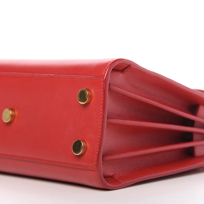 Saint Laurent Calfskin Nano Sac De Jour Lipstick Red 13 of 17
