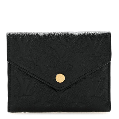 Louis Vuitton Empreinte Victorine Wallet Black 1 of 9