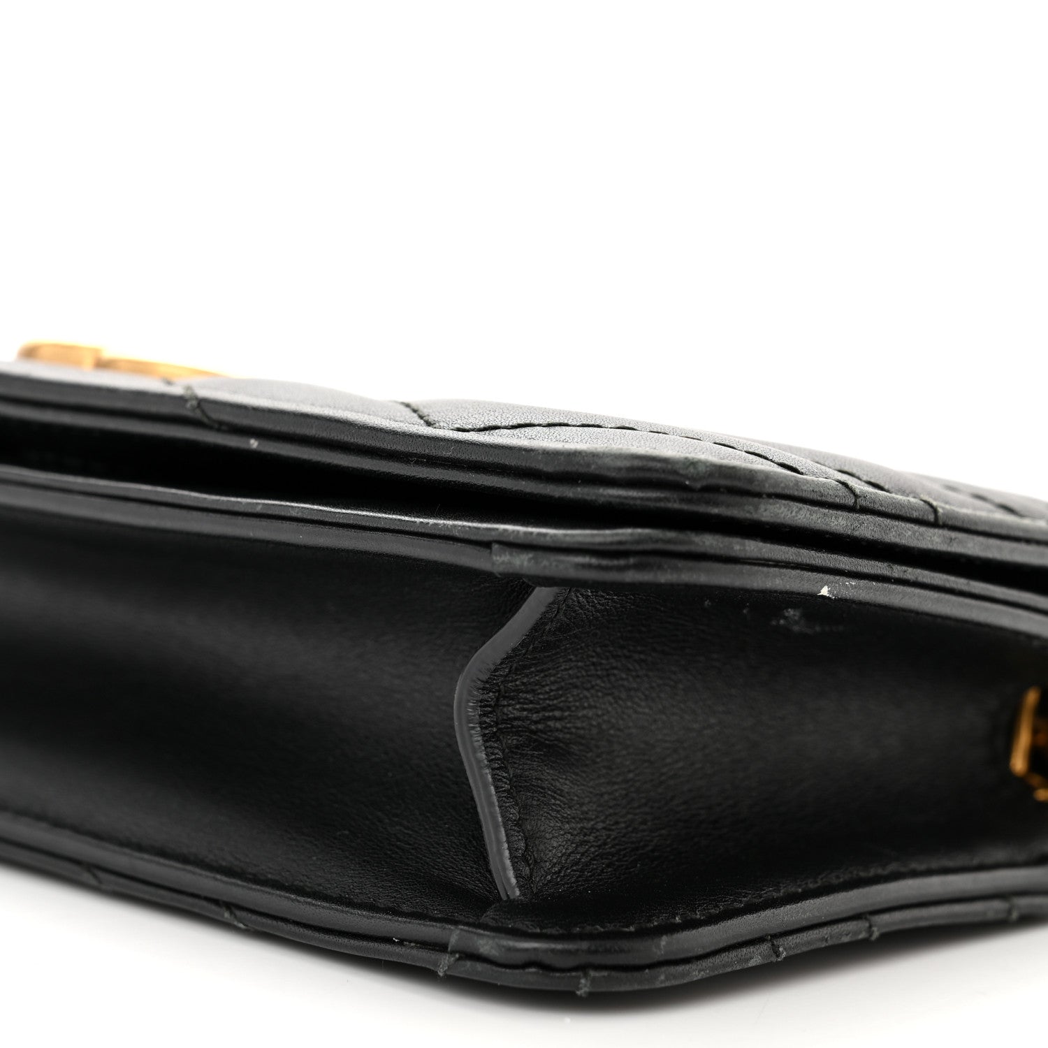 Gucci Calfskin Matelasse GG Marmont Mini Bag Black 9 of 15