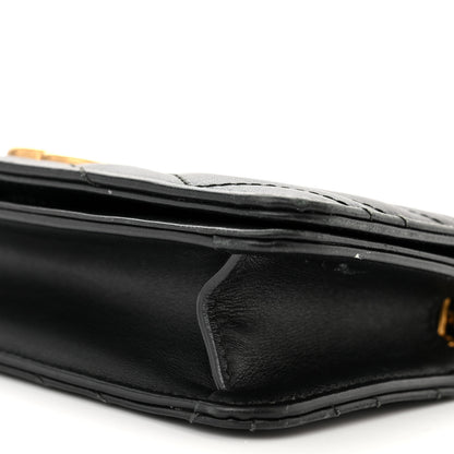 Gucci Calfskin Matelasse GG Marmont Mini Bag Black 9 of 15
