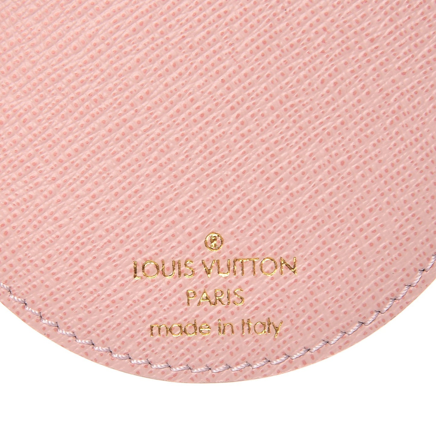 Monogram LV Mirror Key Holder Rose Ballerine