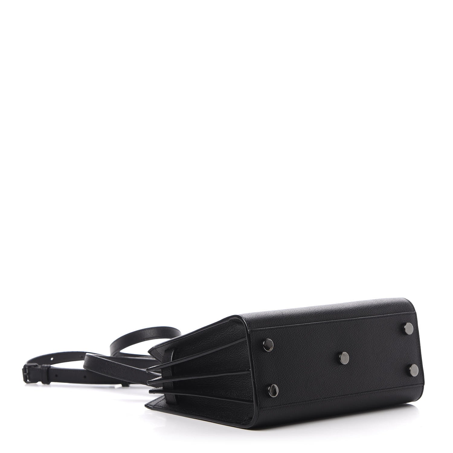 Saint Laurent Grained Calfskin Nano Sac De Jour Black 5 of 12