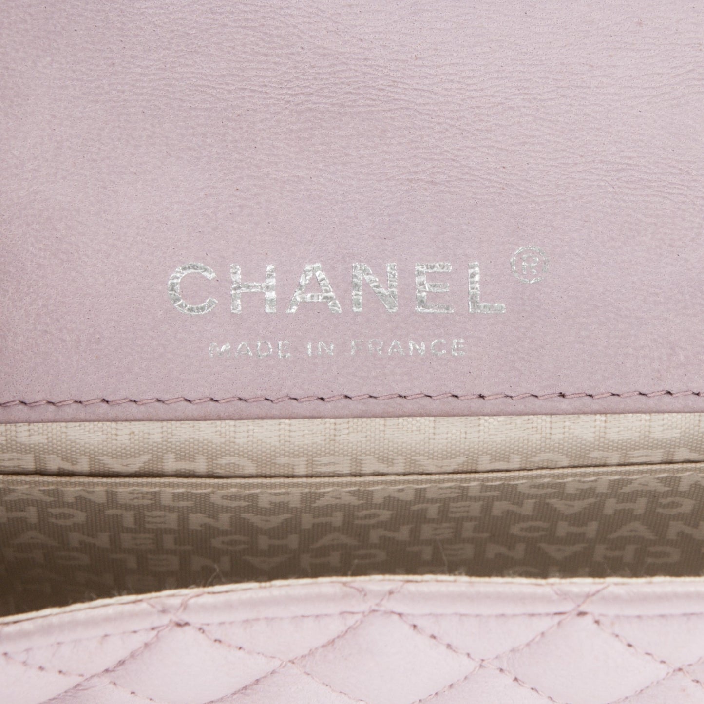 Lambskin Quilted Ladybug Extra Mini Flap Lavender