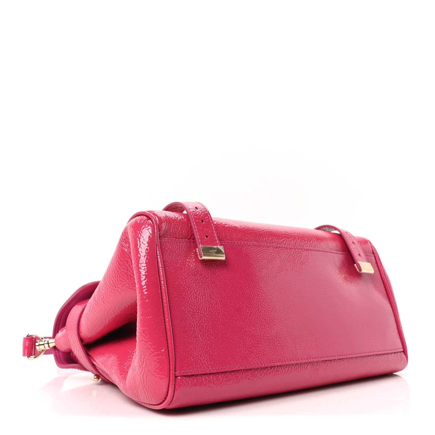 Spongy Patent Small Alexa Pink