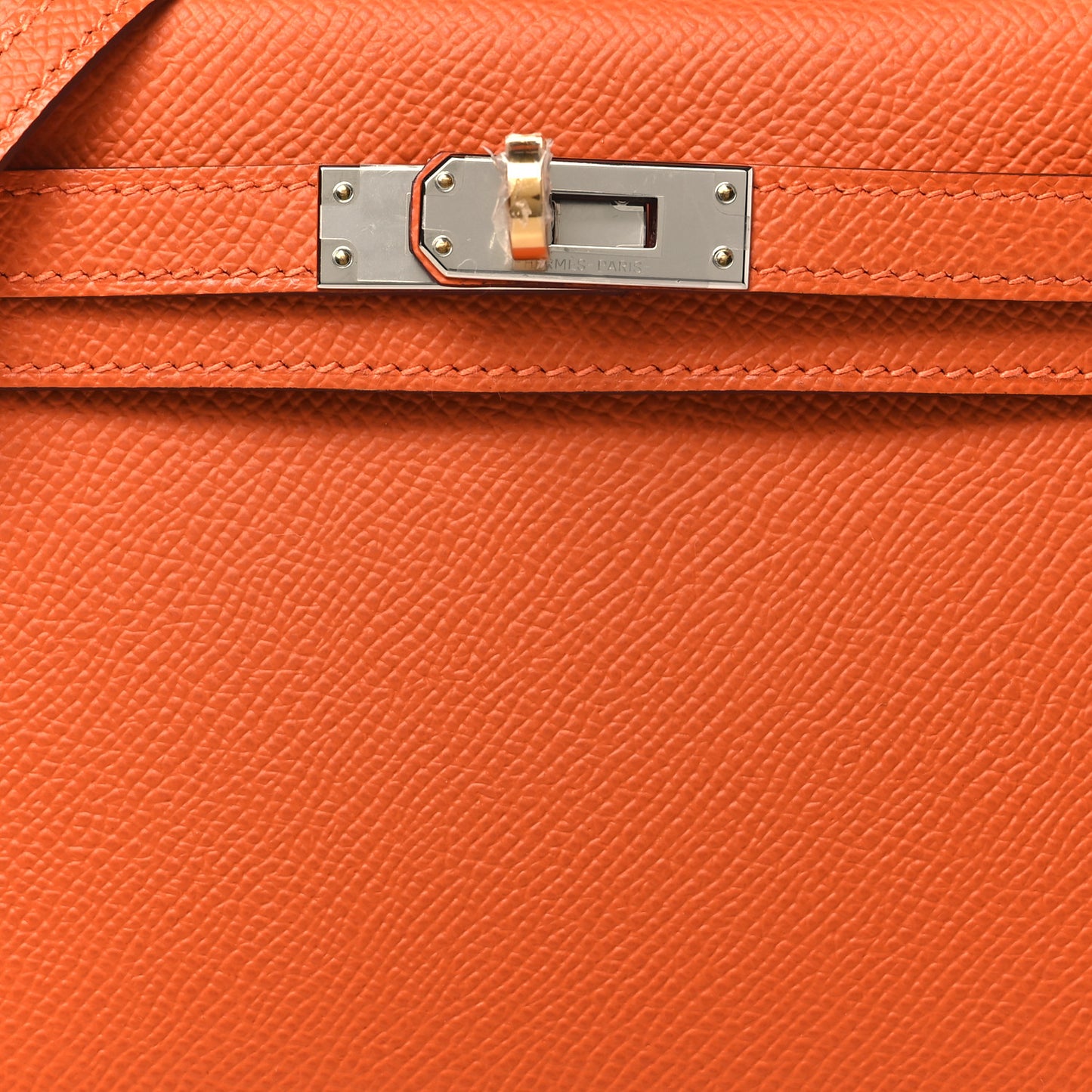 Epsom Mini Kelly Sellier 20 Orange
