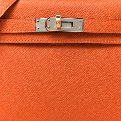 Hermes Epsom Mini Kelly Sellier 20 Orange 8 of 11