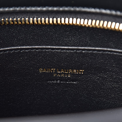 Saint Laurent Calfskin Monogram Baby Cabas Black 6 of 10