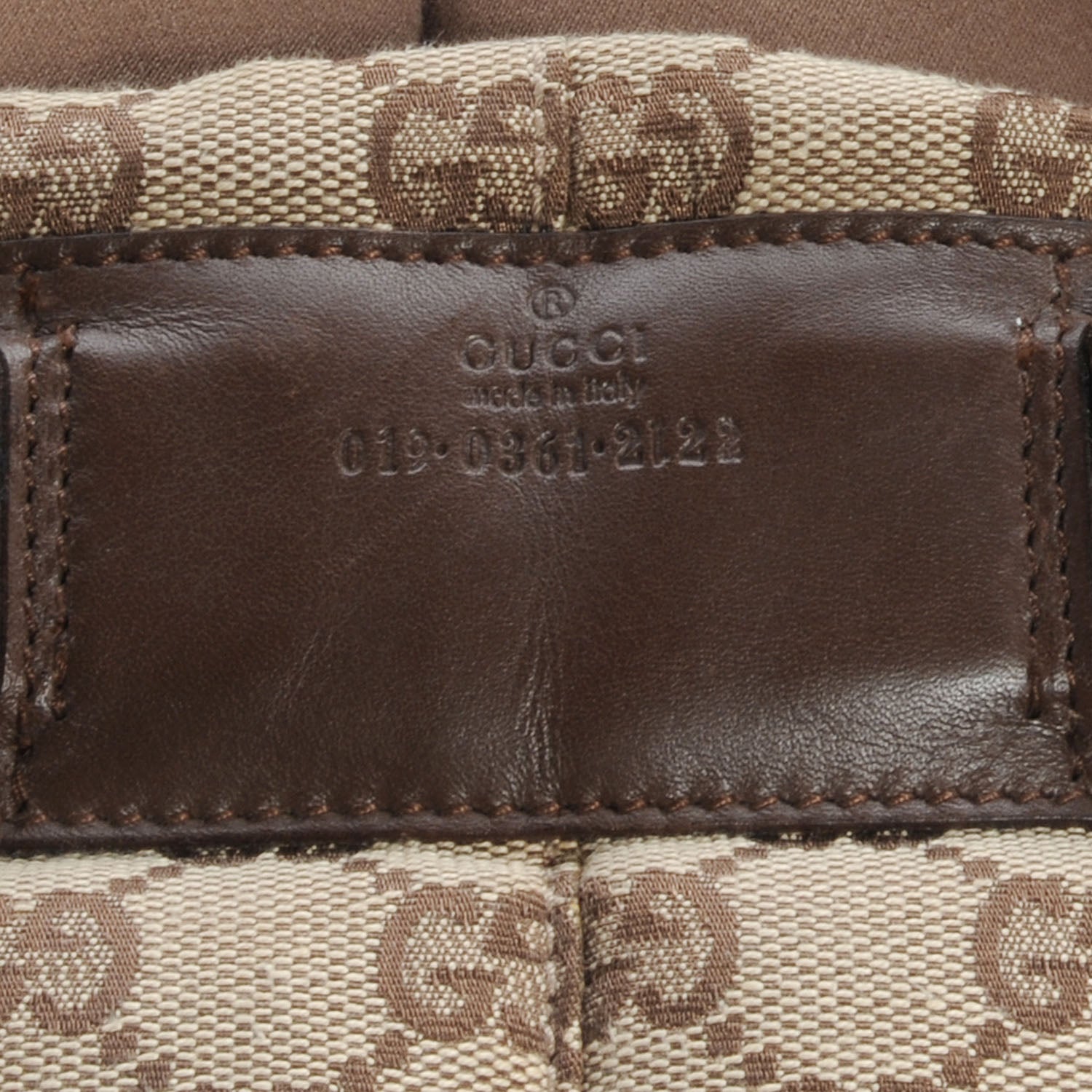 Gucci Monogram Baby Carrier Ebony 5 of 6