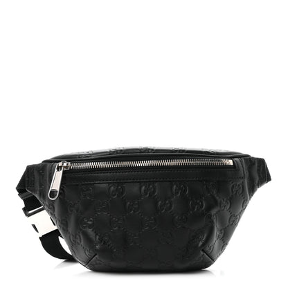 Gucci Guccissima Belt Bag Black Black 1 of 10