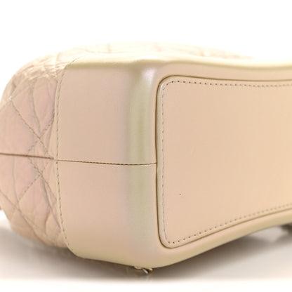 Chanel Iridescent Lambskin Calfskin Small Quilted Gabrielle Backpack Light Pink 9 of 10