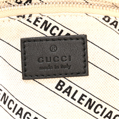 Balenciaga X GUCCI GG Supreme Monogram Neo Classic Silver Hardware City Beige Ebony 7 of 12