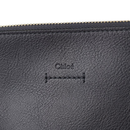 Chloe Smooth Calfskin Medium Vick Tote Full Blue 7 of 10