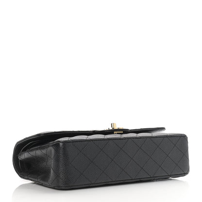 Chanel Caviar Quilted Medium Double Flap Black 4 of 11