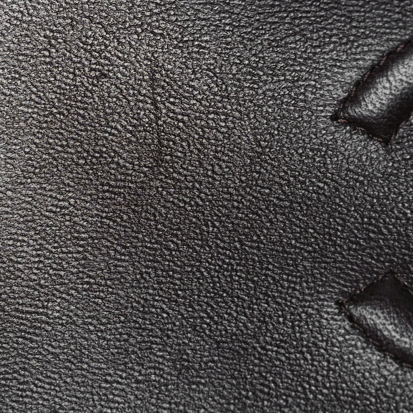Lambskin Quilted Small Double Flap Dark Brown