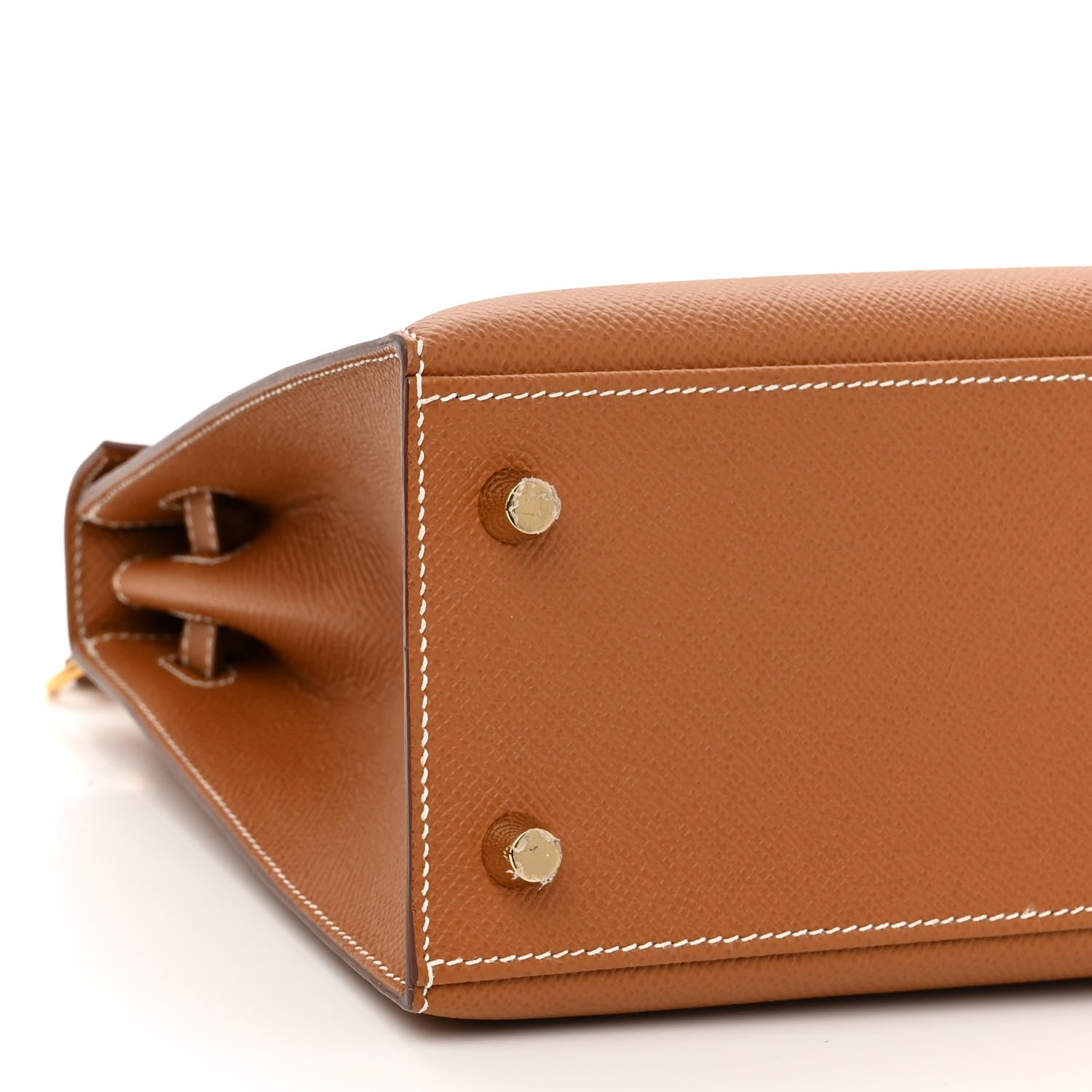 Hermes Epsom Kelly Sellier 25 Gold 9 of 12