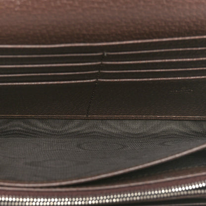 Gucci Monogram Jumbo GG Textured Dollar Calfskin Mini Dionysus Chain Wallet Camel Ebony New Acero 5 of 11