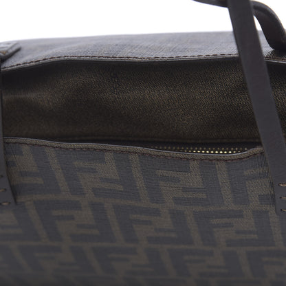 Fendi Zucca Spalmati Medium Roll Tote Tobacco Moro 13 of 23