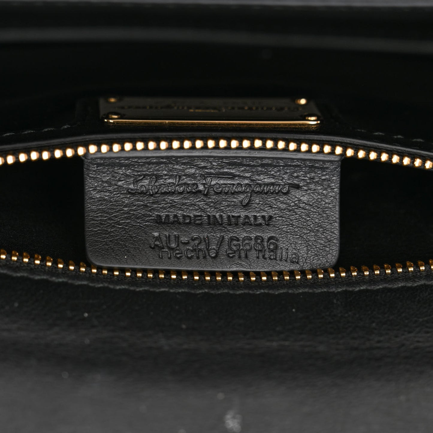 Calfskin Studded Vara Bow Bag Black